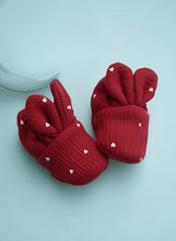 Load image into Gallery viewer, Bunny Booties - Red Heart