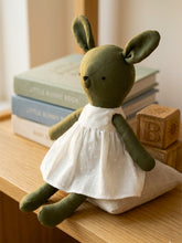 Load image into Gallery viewer, Olive Bunny Handmade Fabric Doll | Soft Toy