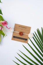 Load image into Gallery viewer, Handmade Crochet Flower Rakhi for Infants and Kids | Chocolate Brown