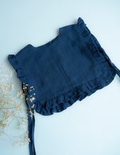 Load image into Gallery viewer, A close picture of detachable vest Baby Girl Romper and Detachable Vest | Cotton Jamdani | Polka Dot,a baby girl dress without the vest