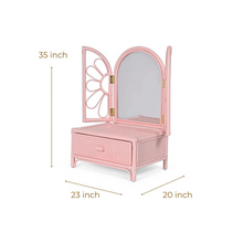 Load image into Gallery viewer, Flower Power Vanity Mirror