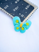 Load image into Gallery viewer, Butterfly Hair Clip For Girls | Sky Blue