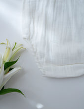 Load image into Gallery viewer, Jungle Pals Playsuit | Cotton Muslin Baby Romper | White