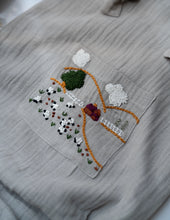 Load image into Gallery viewer, Baa Baa Black Sheep Romper for Boys | Grey| Muslin