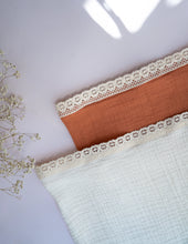 Load image into Gallery viewer, Organic Cotton Earth & Ivory Muslin Swaddle Bundle