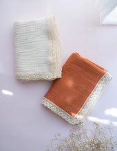 Load image into Gallery viewer, Organic Cotton Earth & Ivory Muslin Swaddle Bundle