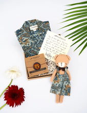 Load image into Gallery viewer, Eco-friendly Kids Rakhi Gift Hamper | Lion Rakhi and Bear Buddy