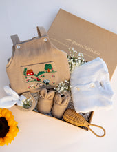 Load image into Gallery viewer, Newborn Baby Gift Hamper for Boys | 100% Cotton | Meadow Dreamland| Beige