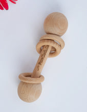 Load image into Gallery viewer, Pure Play Wooden Baby Rattle