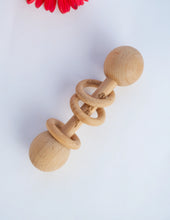 Load image into Gallery viewer, Pure Play Wooden Baby Rattle