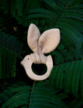 Load image into Gallery viewer, Bunny Ear Wooden Baby Teether | Beige