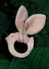 Load image into Gallery viewer, Bunny Ear Wooden Baby Teether | Beige