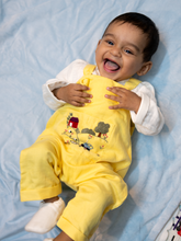 Load image into Gallery viewer, Little Farmer Cotton Jumpsuit for Boys | Yellow