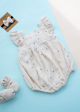 Load image into Gallery viewer, Organic Cotton Baby Romper for Girls - Polka
