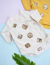 Load image into Gallery viewer, Sunny Patch Organic Handwoven Cotton Baby Onesie | Patchwork Combo Gift Set