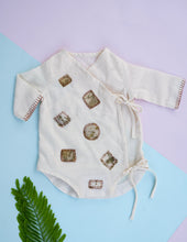 Load image into Gallery viewer, Sunny Patch Organic Handwoven Cotton Baby Onesie | Patchwork Combo Gift Set