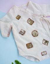Load image into Gallery viewer, Sunny Patch Organic Handwoven Cotton Baby Onesie | Patchwork Combo Gift Set