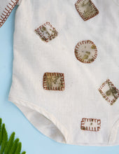 Load image into Gallery viewer, Sunny Patch Organic Handwoven Cotton Baby Onesie | Patchwork Combo Gift Set