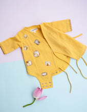 Load image into Gallery viewer, Sunny Patch Organic Handwoven Cotton Baby Onesie | Patchwork Combo Gift Set