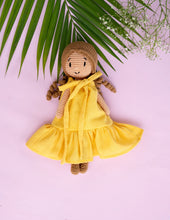 Load image into Gallery viewer, Marigold Melody Cotton Crochet Doll | Soft Toy for Kids