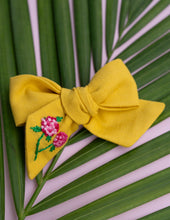 Load image into Gallery viewer, Knotted Ribbon Bow | Sunny Yellow