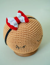 Load image into Gallery viewer, Newborn Mini Bow | Hair Clips | Headband | Red Heart