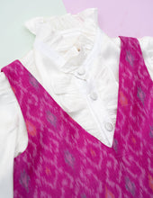 Load image into Gallery viewer, Pastel Princess | The Ikat Charm Set for Girls | Silk Dress