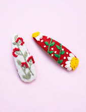 Load image into Gallery viewer, Christmas Tic Tac Hair Clips | Merry Minis
