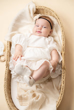 Load image into Gallery viewer, Little Belle Layered Dress | Ivory Elegance | Mull Cotton