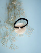 Load image into Gallery viewer, An upside down picture of Flower Headband | Cotton | Off-White, hair accessories