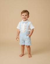 Load image into Gallery viewer, Tiny Tux Set Boys Cotton Suspender Set