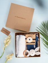 Load image into Gallery viewer, Baby Girl Gift Hamper with Cotton Romper and Swaddle - Polka Dot