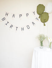 Load image into Gallery viewer, Happy Birthday Bunting Banner | Pure Cotton,Eco-Friendly & Reusable