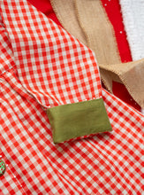Load image into Gallery viewer, Winterberry Jacket Dress | Red and White | Cotton