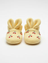 Load image into Gallery viewer, Bunny Booties | Yellow Embroidered