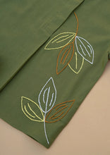 Load image into Gallery viewer, Pure Cotton Artisanal Co-ord set | Unisex | Green