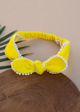 Load image into Gallery viewer, Lace Headband - Yellow