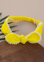 Load image into Gallery viewer, Lace Headband - Yellow