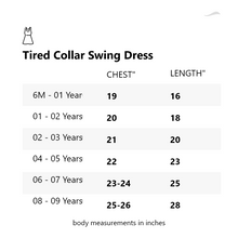 Load image into Gallery viewer, Tiered Collar Swing Dress for Infants/Girls