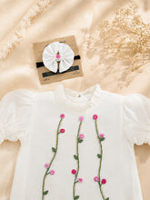 Load image into Gallery viewer, Embroidery Dress | Chanderi Silk - Off-white
