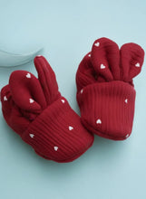 Load image into Gallery viewer, Bunny Booties - Red Heart
