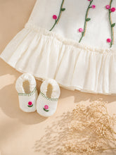 Load image into Gallery viewer, Embroidery Dress | Chanderi Silk - Off-white
