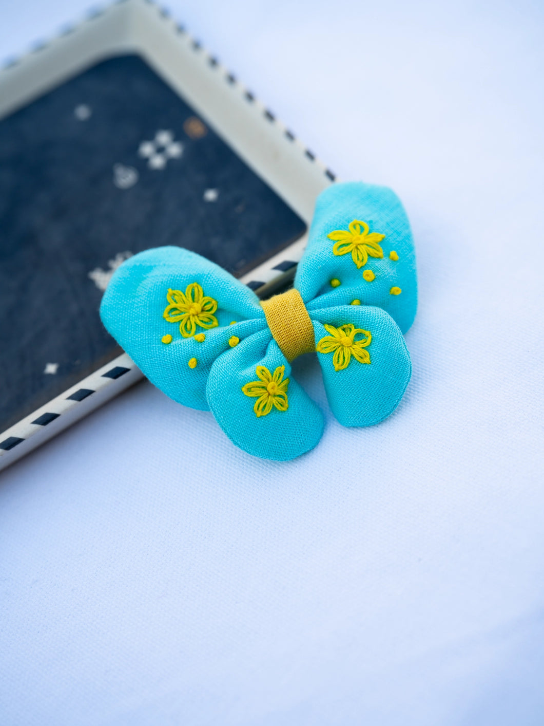 Butterfly Hair Clip For Girls  | Sky Blue