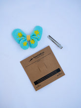Load image into Gallery viewer, Butterfly Hair Clip For Girls  | Sky Blue
