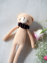 Load image into Gallery viewer, Cotton Crochet Soft Toy |  Bobby Bear | For Kids and Infants
