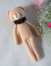 Load image into Gallery viewer, Cotton Crochet Soft Toy |  Bobby Bear | For Kids and Infants
