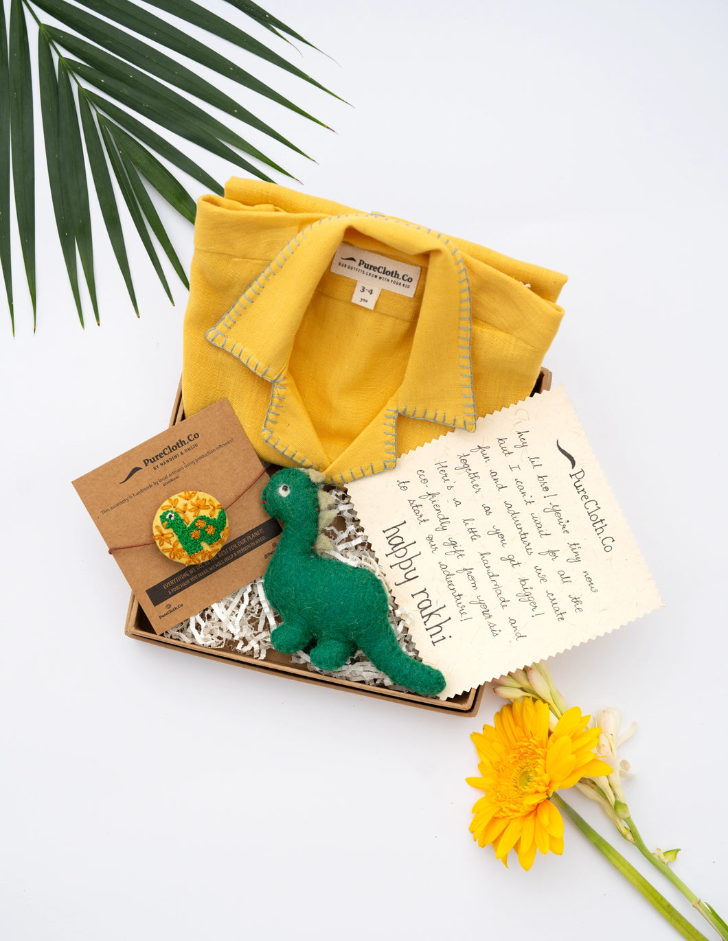 Eco-friendly Rakhi Gift Box for Boys | Earth Saver Dino