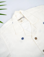 Load image into Gallery viewer, Handwoven Cotton Shirt for Kids | Classic Collar | Jamdani Weave
