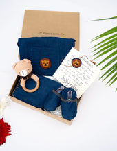 Load image into Gallery viewer, My First Eco-friendly Rakhi Gift Box For Little Brother |Blue Lion

