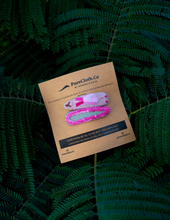 Load image into Gallery viewer, Blossom Knot Embroidery tic-Tac Clips – Peach &amp; Green
